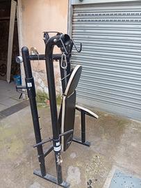 panca multifunzione + bilanciere da 2 metri