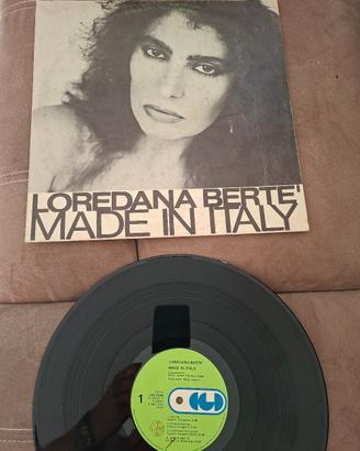 lp 1981 Loredana Berte' Made in Italy
