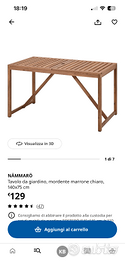 tavolo Ikea esterno nuovo