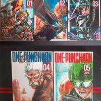 Lotto manga One Punch Man volume 1,2,3,4,5
