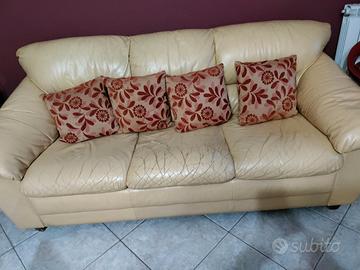 Coppia divani in pelle 