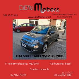 Fiat 500 1.3 Multijet 95 CV Lounge