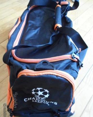 Borsa sportiva, Champion League- Colore Nero/Aranc