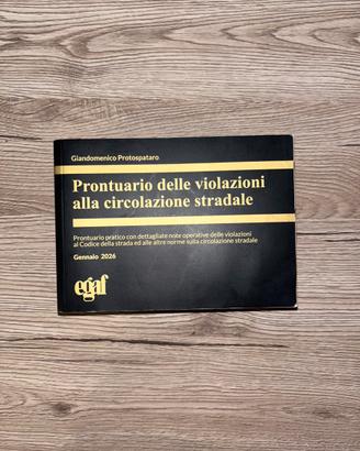 Prontuario violazioni circolazione stradale 2026