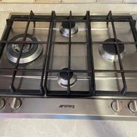 Piano cottura  Smeg lavello foster con miscelatore