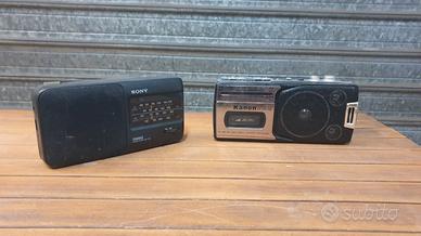 Radio Sony ICF 790 + radio con lettore cassette