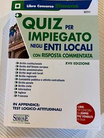 Manuale quiz Simone per concorso settore pubblico