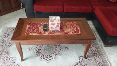 tavolino basso in legno 