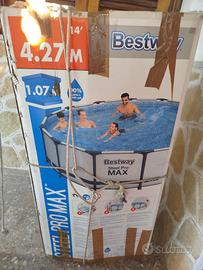 piscina Bestway 4,27 x 1,07 m ompleta di tutto