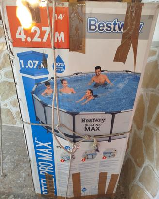 piscina Bestway 4,27 x 1,07 m ompleta di tutto