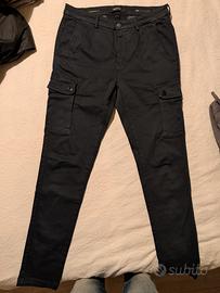 Replay pantaloni tasche laterali blu