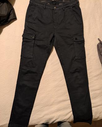 Replay pantaloni tasche laterali blu