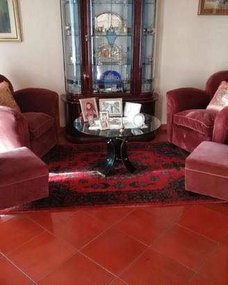 Salotto in velluto anni 50