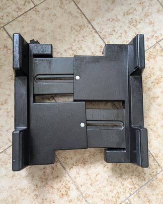 Supporto per PC case con rotelle, regolabile 