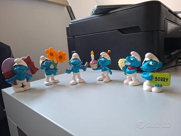 Puffi set da 6 collezione Schleich 2013
