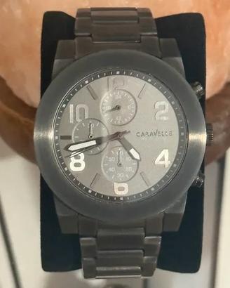 Caravelle New York Uomo Nero Cronografo 45A124