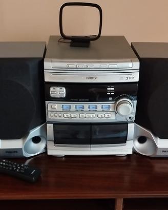 Impianto stereo Philips Hi Fi fw350c completo