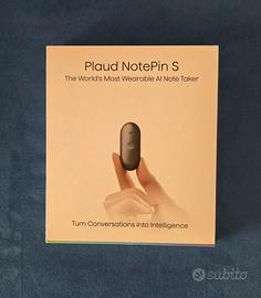 Plaud NotePin S - Registratore Vocale Wearable AI