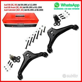Kit 4 Bracci Anteriori Rinforzati AUDI 80
