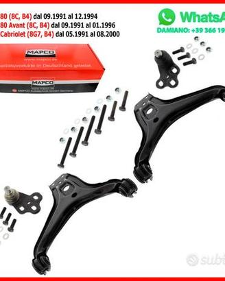 Kit 4 Bracci Anteriori Rinforzati AUDI 80