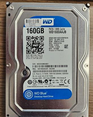 Hard Disk WD Blue 160GB PATA IDE 3.5” Desktop