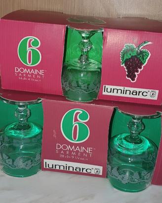 12 BICCHIERI LUMINARC FRANCESI 