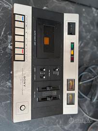 Sony tc 117 lettore cassette