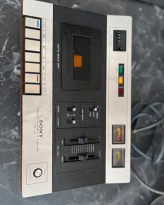 Sony tc 117 lettore cassette