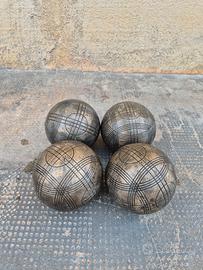 4 bocce da gioco