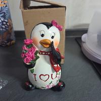 Salvadanaio pinguino I Love You