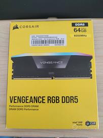 Corsair vegeance ddr5 6000mhz 32gb x 2 64gb cl30