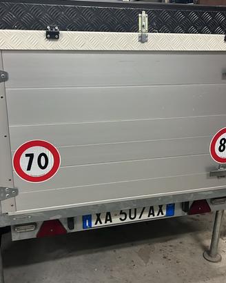Rimorchio carrello 1500kg off-road