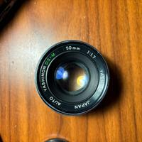 Obiettivo analogico Yashinon DS-M 50mm f/1.7 Auto
