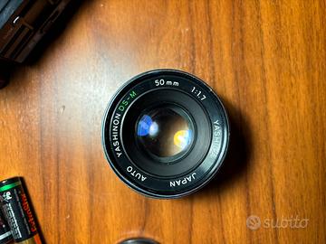Obiettivo analogico Yashinon DS-M 50mm f/1.7 Auto
