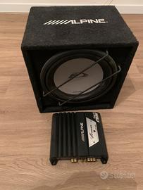 SUB+Amplificatore ALPINE
