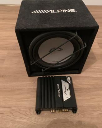 SUB+Amplificatore ALPINE