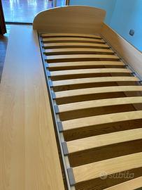 Struttura letto Moretti Compact più materasso