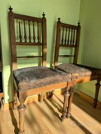 Coppia sedie del 700