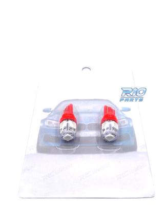 LAMPADINA LED ROSSA W5W T10