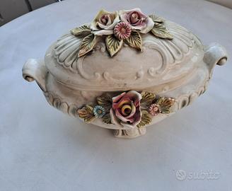 Zuppiera ceramica bassano vintage