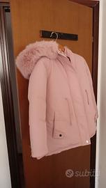 Giubbotto rosa invernale morbido
