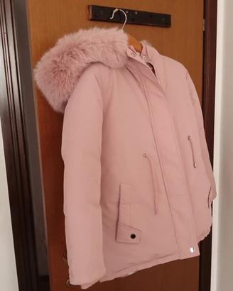 Giubbotto rosa invernale morbido