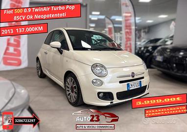 Fiat 500 0.9 TwinAir Turbo Pop 85CV Ok Neopatentat