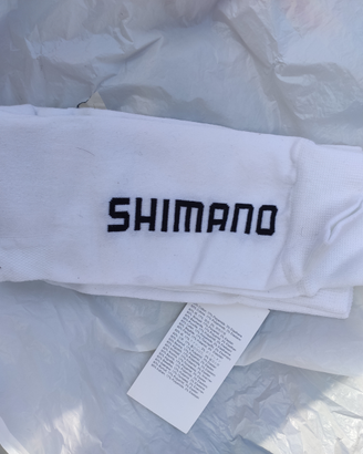 Manicotti ciclismo invernali bianchi Shimano