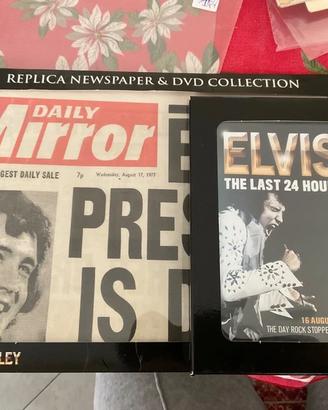 Elvis Presley replica Newspaper & DVD Collection