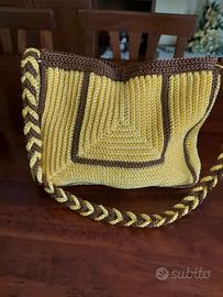 borsa ape maia in cordino della tessiland bicolore