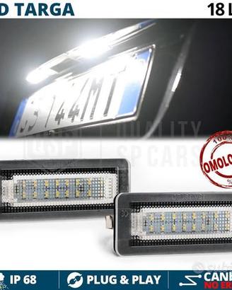 2 Placche TARGA Full LED per Smart Fortwo 18 LED