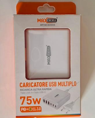 75W caricatore da tavolo ultra fast charger USB C