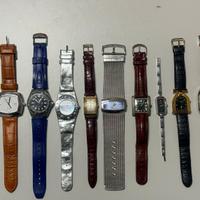 10 orologi sector e pianegonda automatici+ altri 8