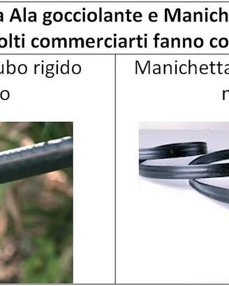Tubi Manichetta Ala gocciolante Goccia pluvio piat